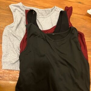 Camisole Bundle Assortment of colors, Red, Black and Grey